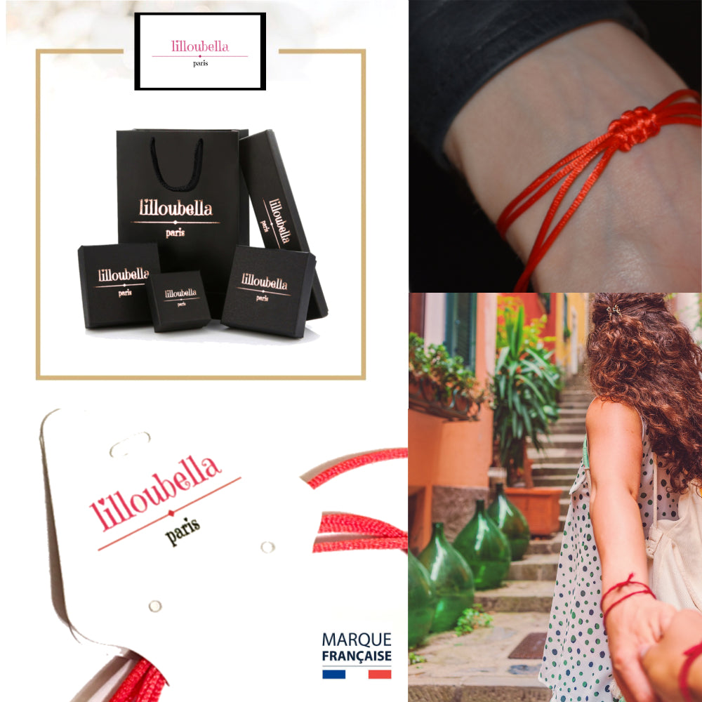Lilloubella Paris bracelet Bracelet couple fil rouge