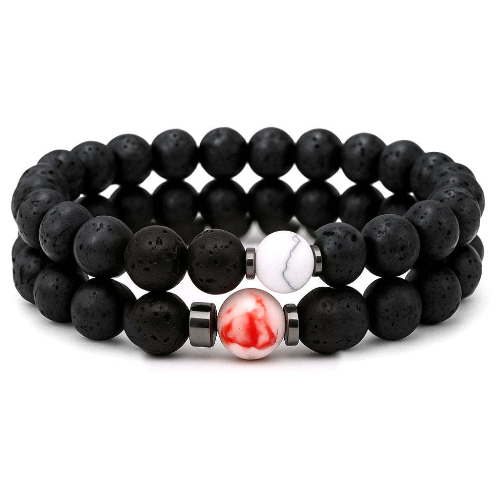 Lilloubella Paris Bracelet Bracelet couple pierre
