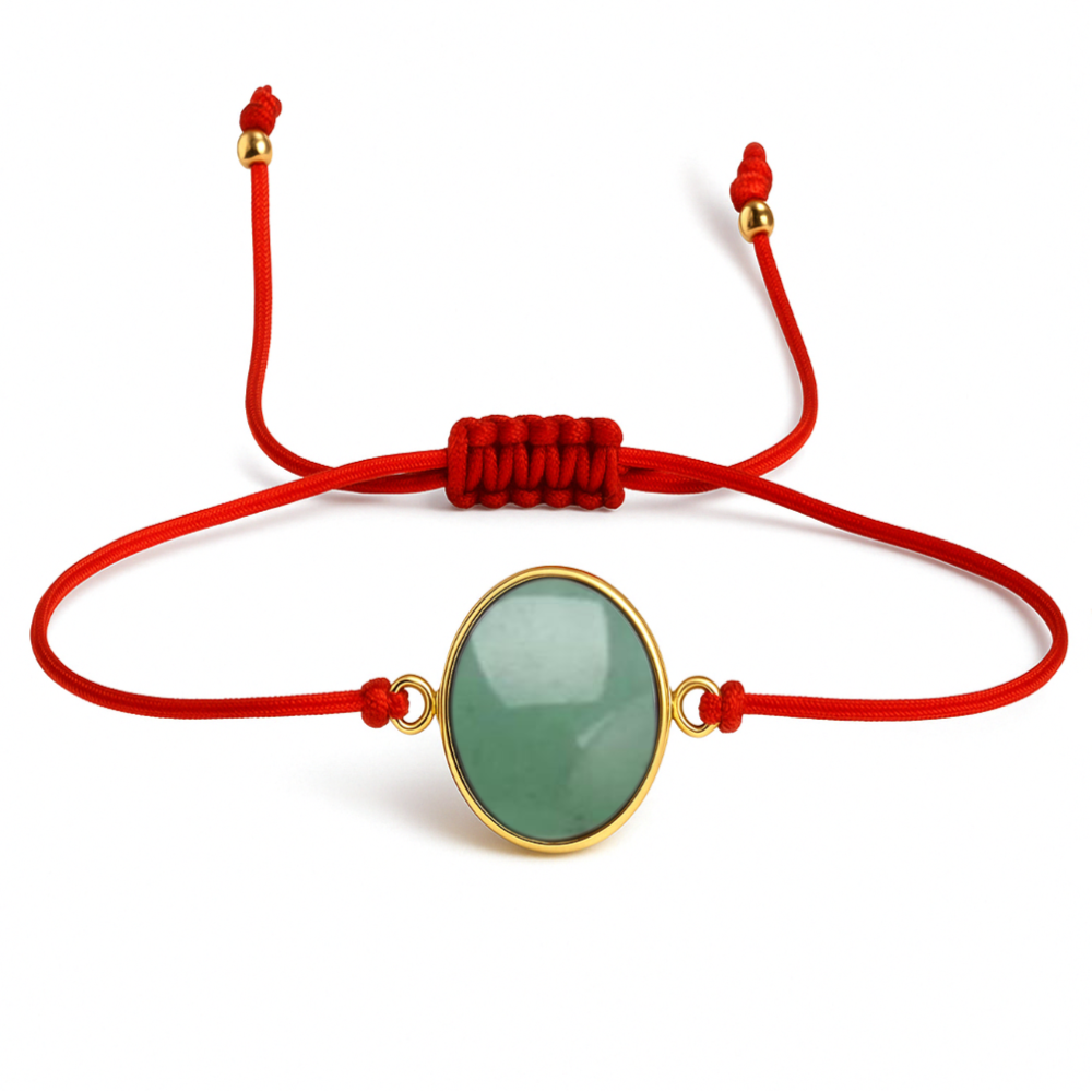 Lilloubella Paris Bracelet Fil rouge Aventurine