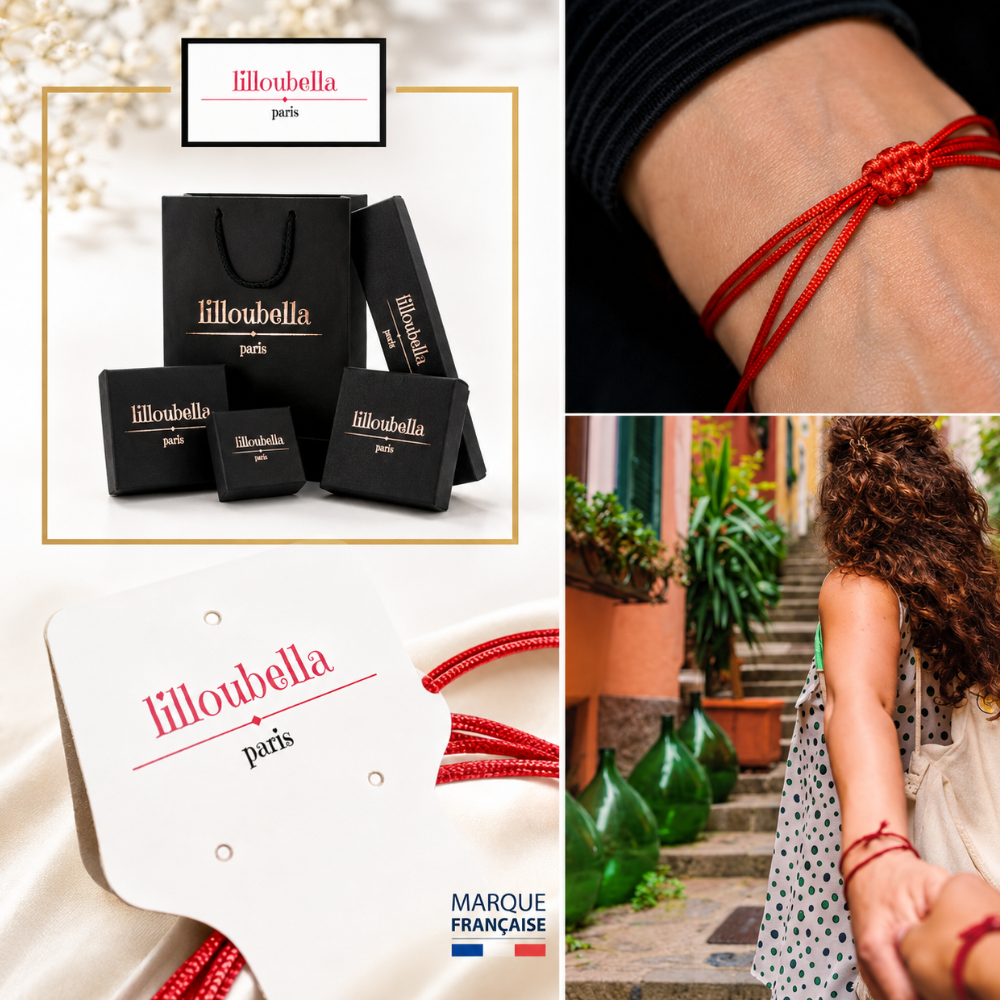 Lilloubella Paris Bracelet Fil rouge Fatma