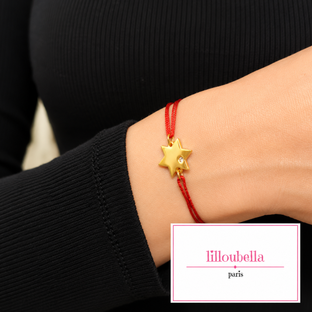 Lilloubella Paris Bracelet Fil rouge Ivy