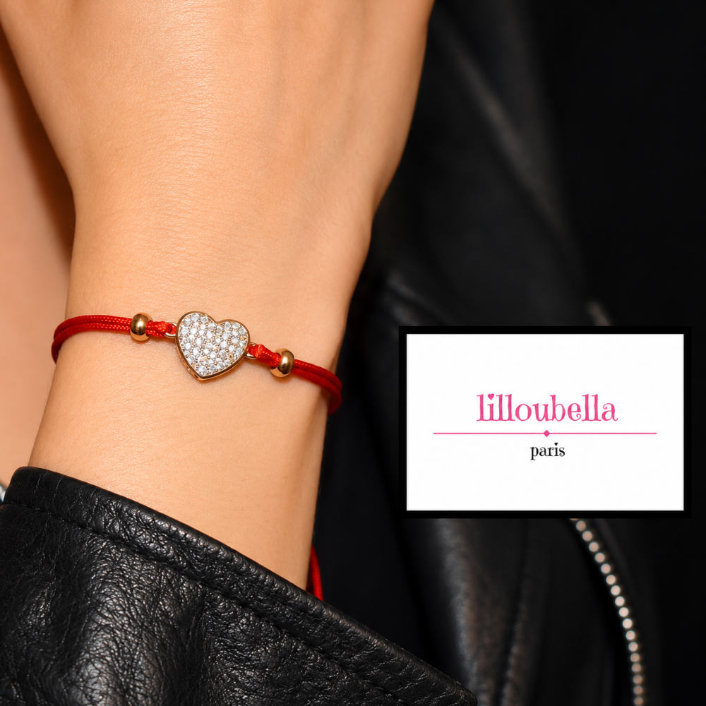 Lilloubella Paris Bracelet Fil rouge love