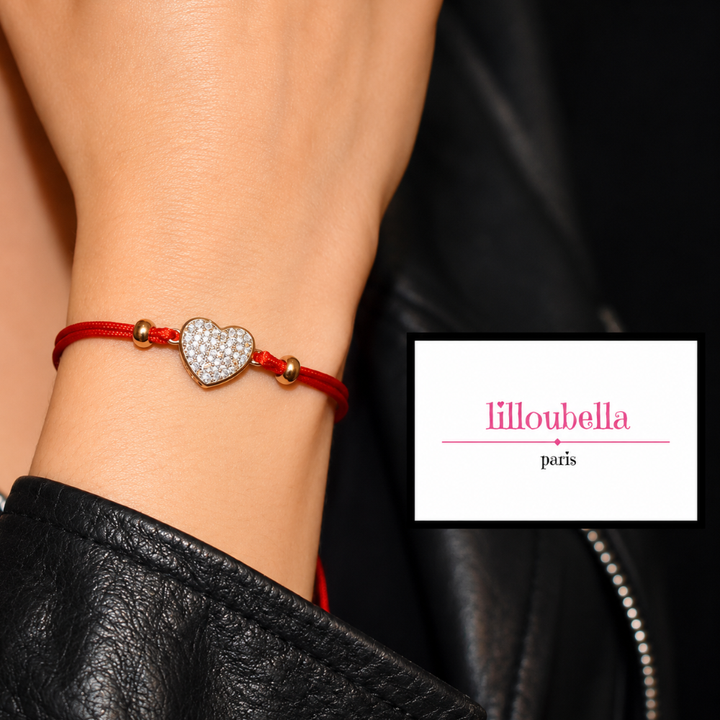 Lilloubella Paris Bracelet Fil rouge love