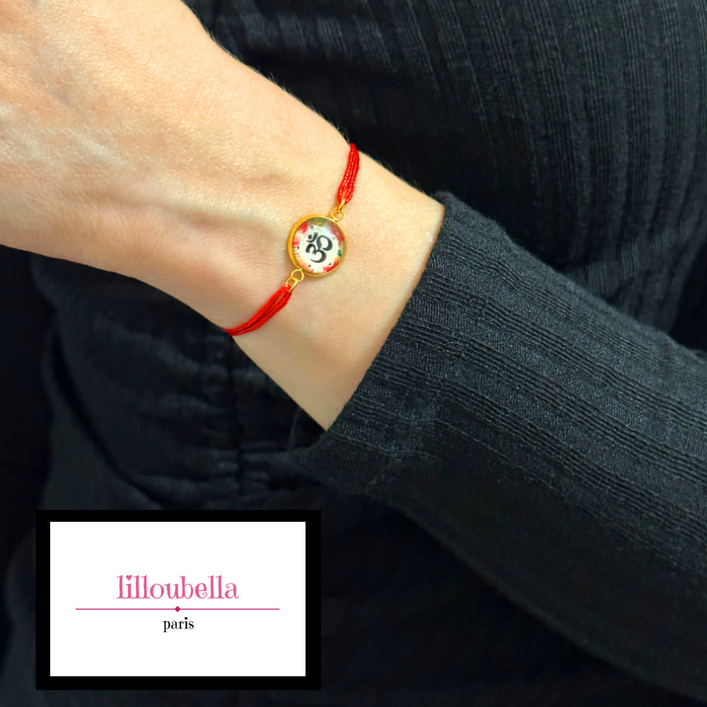 Lilloubella Paris bracelet Fil rouge Om