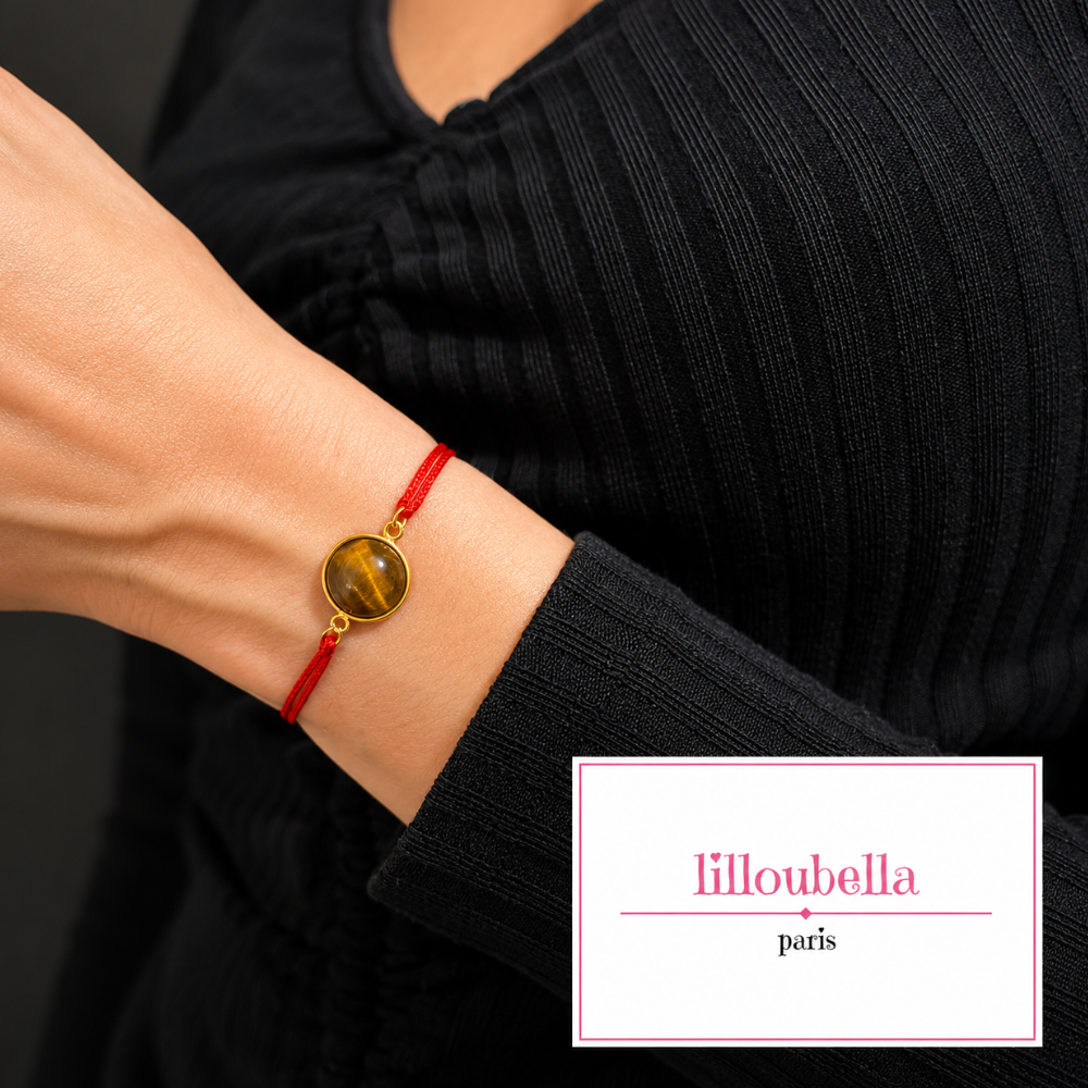 Lilloubella Paris Bracelet Fil rouge Tigre