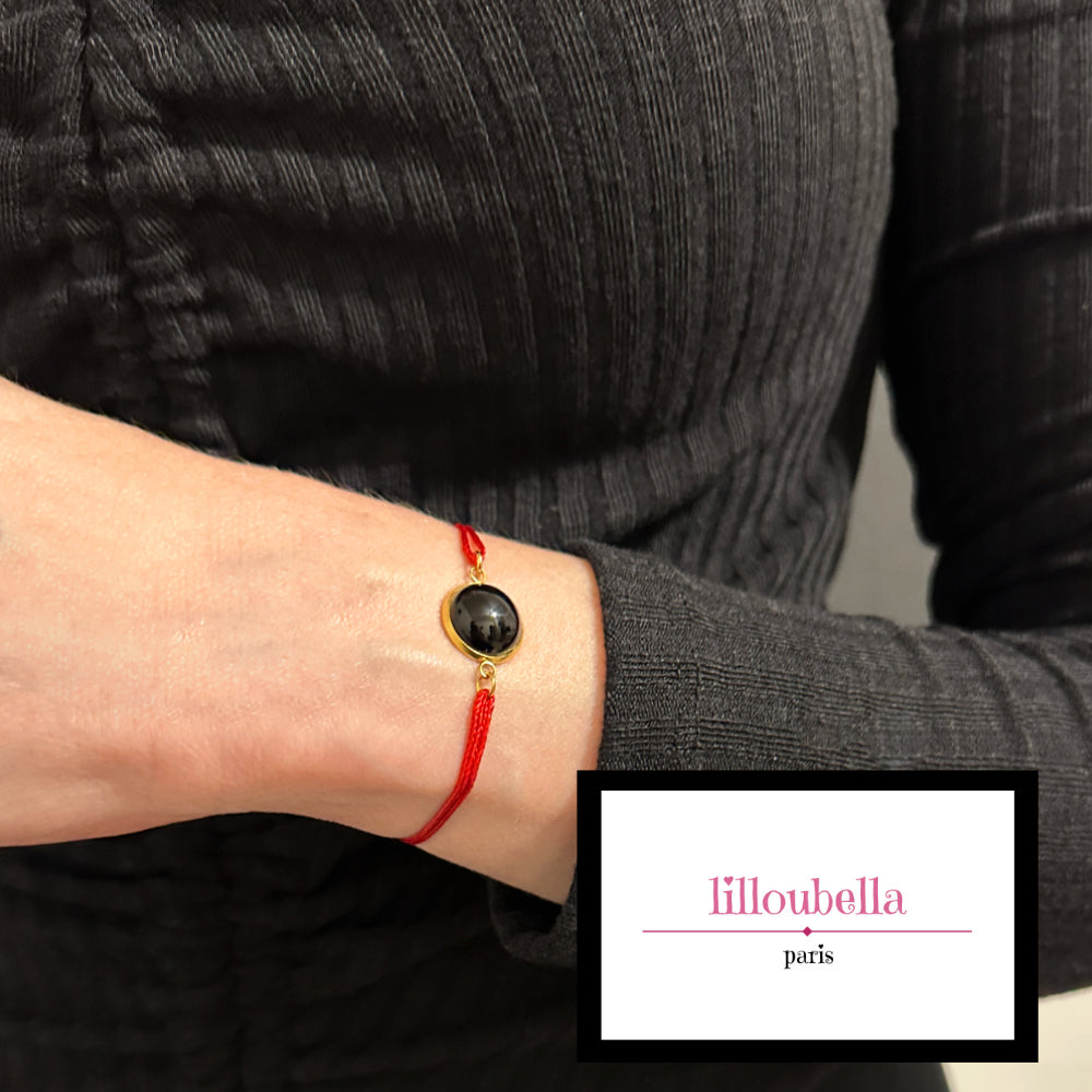 Lilloubella Paris bracelet Fil rouge Tourma