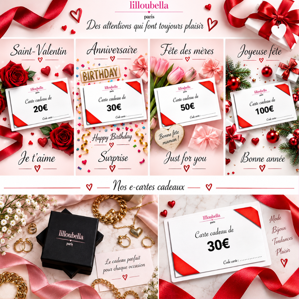 Lilloubella Paris Cartes cadeaux Cartes cadeaux de 20€