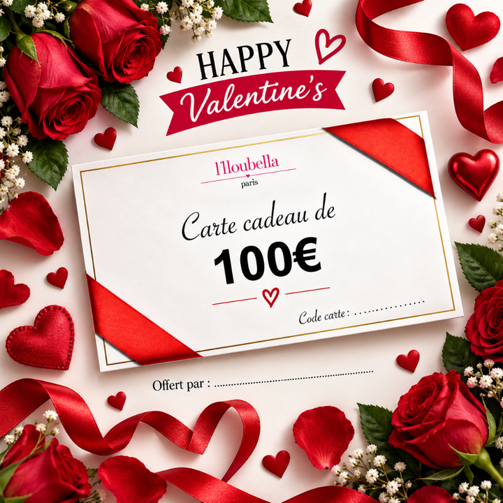Lilloubella Paris Cartes cadeaux Saint-Valentin Cartes cadeaux de 100€