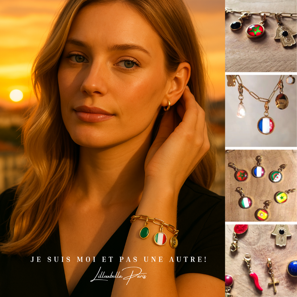 Lilloubella Paris Clip Clips Drapeaux