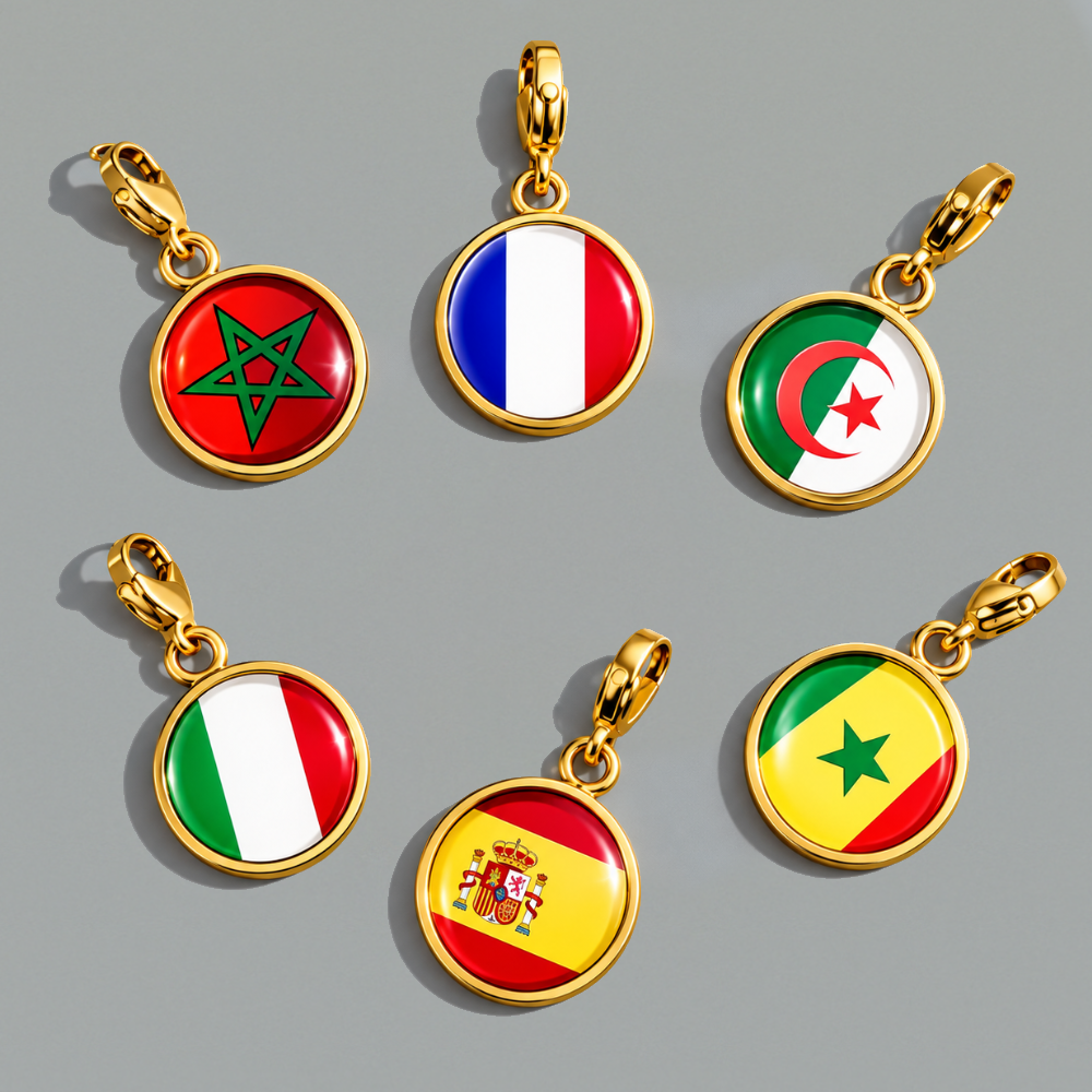 Lilloubella Paris Clip Clips Drapeaux
