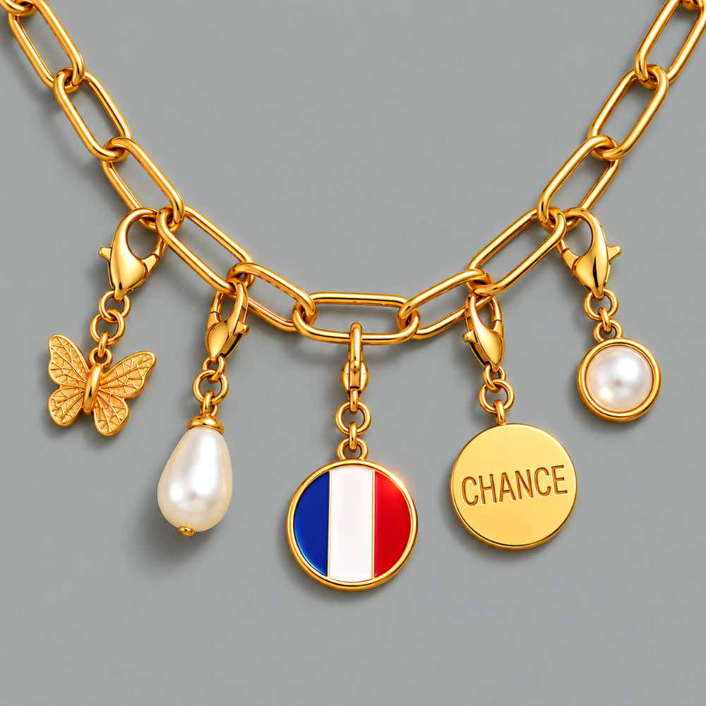 Lilloubella Paris  Collier charms Collier charms Pays