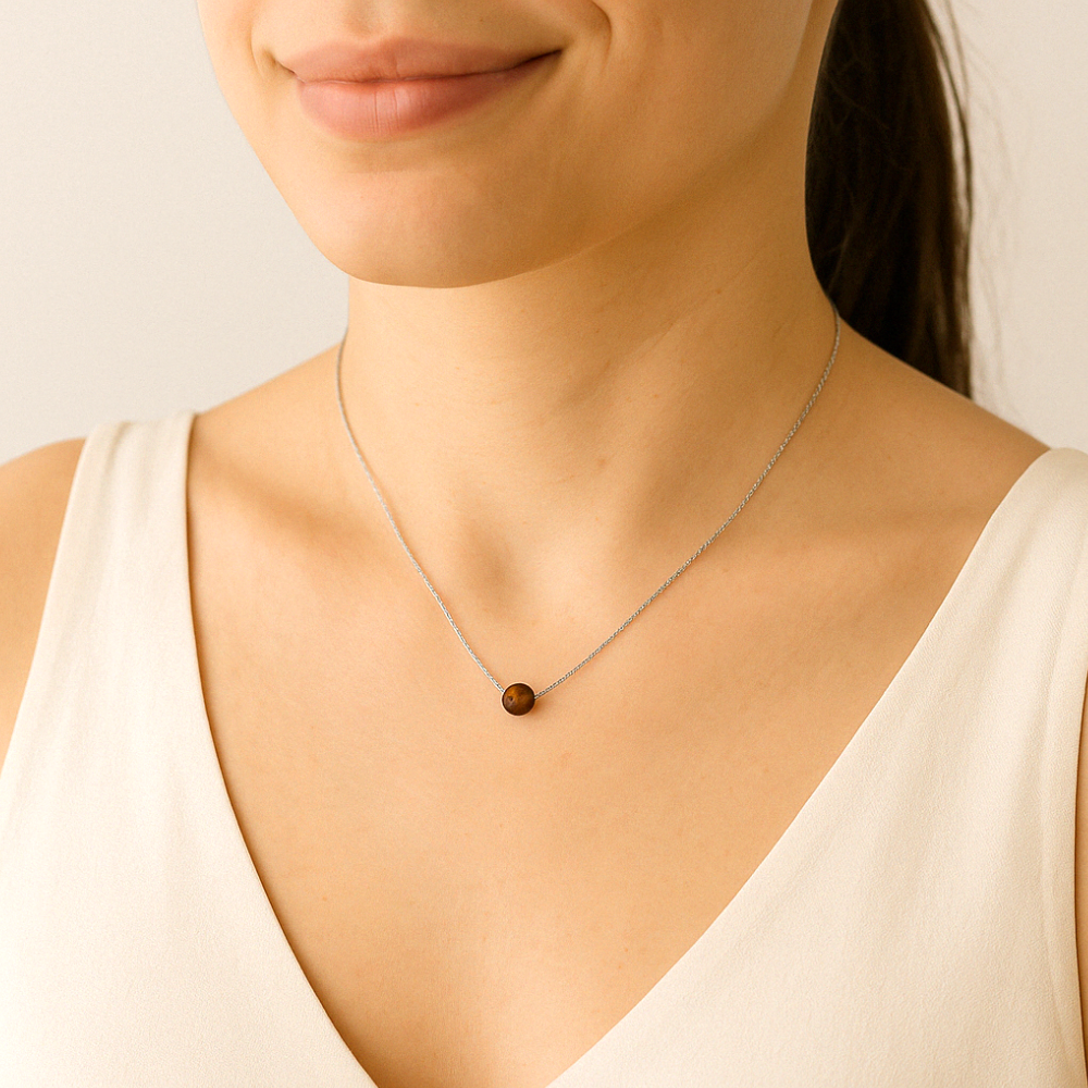 Lilloubella Paris Collier Collier oeil onyx