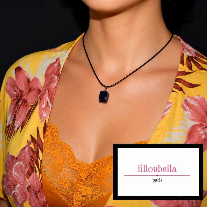 Lilloubella Paris Collier Collier Sable bleu