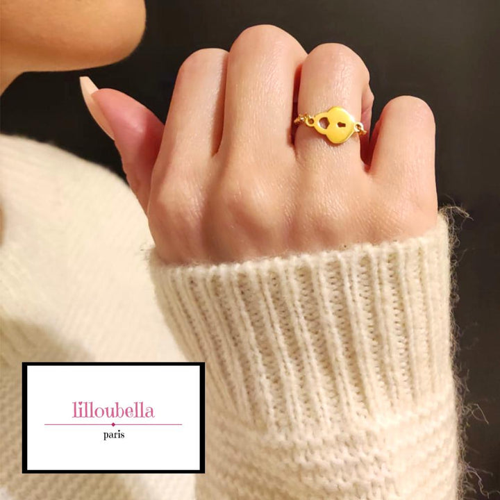 lilloubella bague Bague cadenas