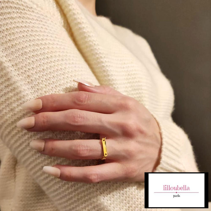 lilloubella bague Bague carrée