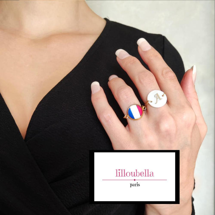 Lilloubella Paris  bague Bague Drapeau