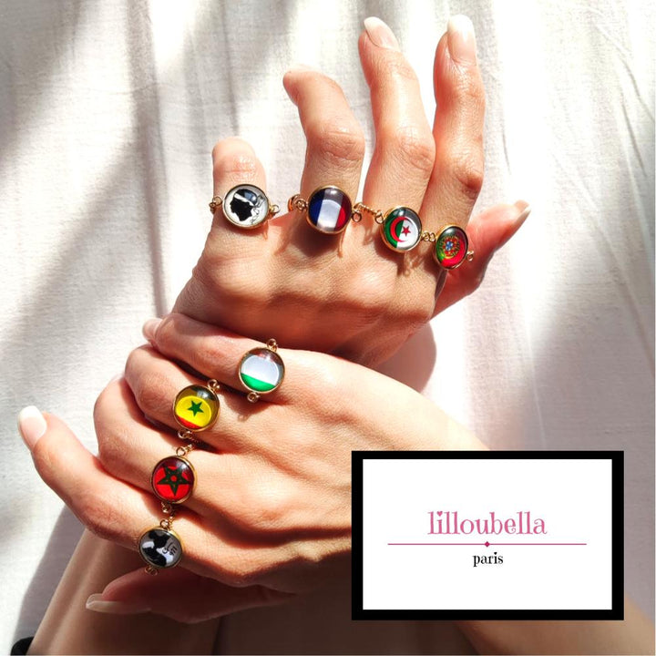 Lilloubella Paris  bague Bague Drapeau