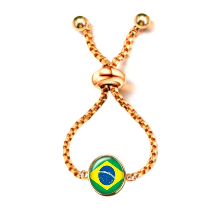 Lilloubella Paris  Brésil Bague drapeau
