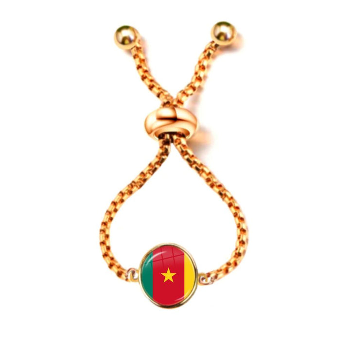 Lilloubella Paris  Cameroun Bague drapeau