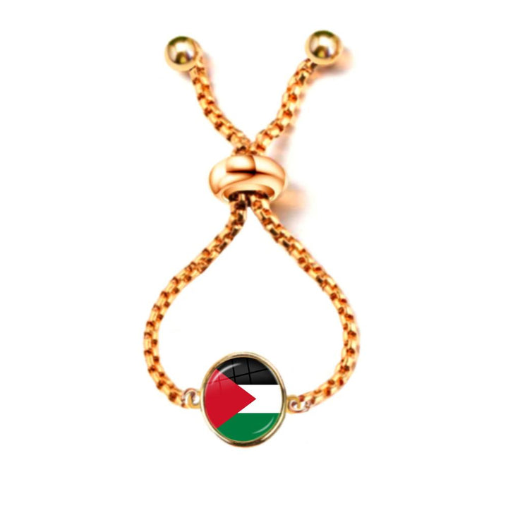 Lilloubella Paris  Palestine Bague drapeau