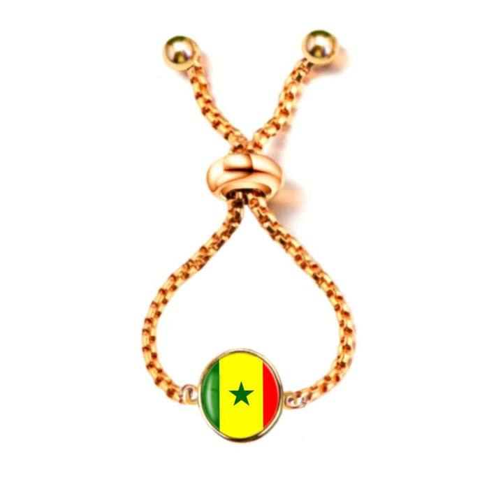 Lilloubella Paris  Sénégal Bague drapeau