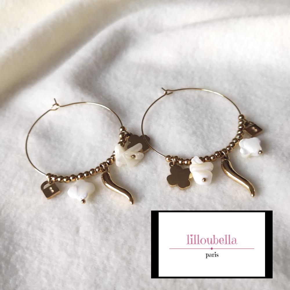 lilloubella boucle d'oreille Boucles Paula