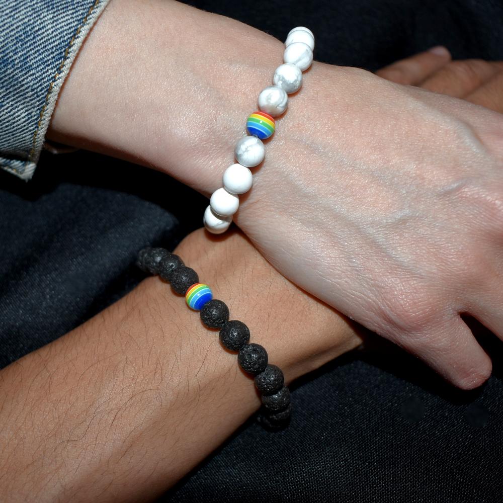 lilloubella bracelet Bracelet couple raimbow