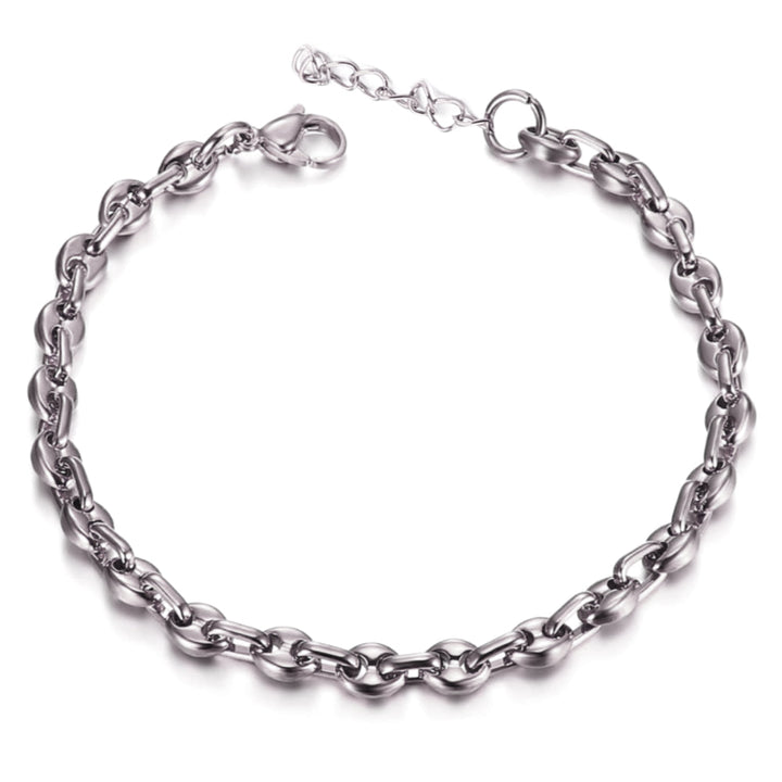 Bracelet graine de café en acier inoxydable pour femme