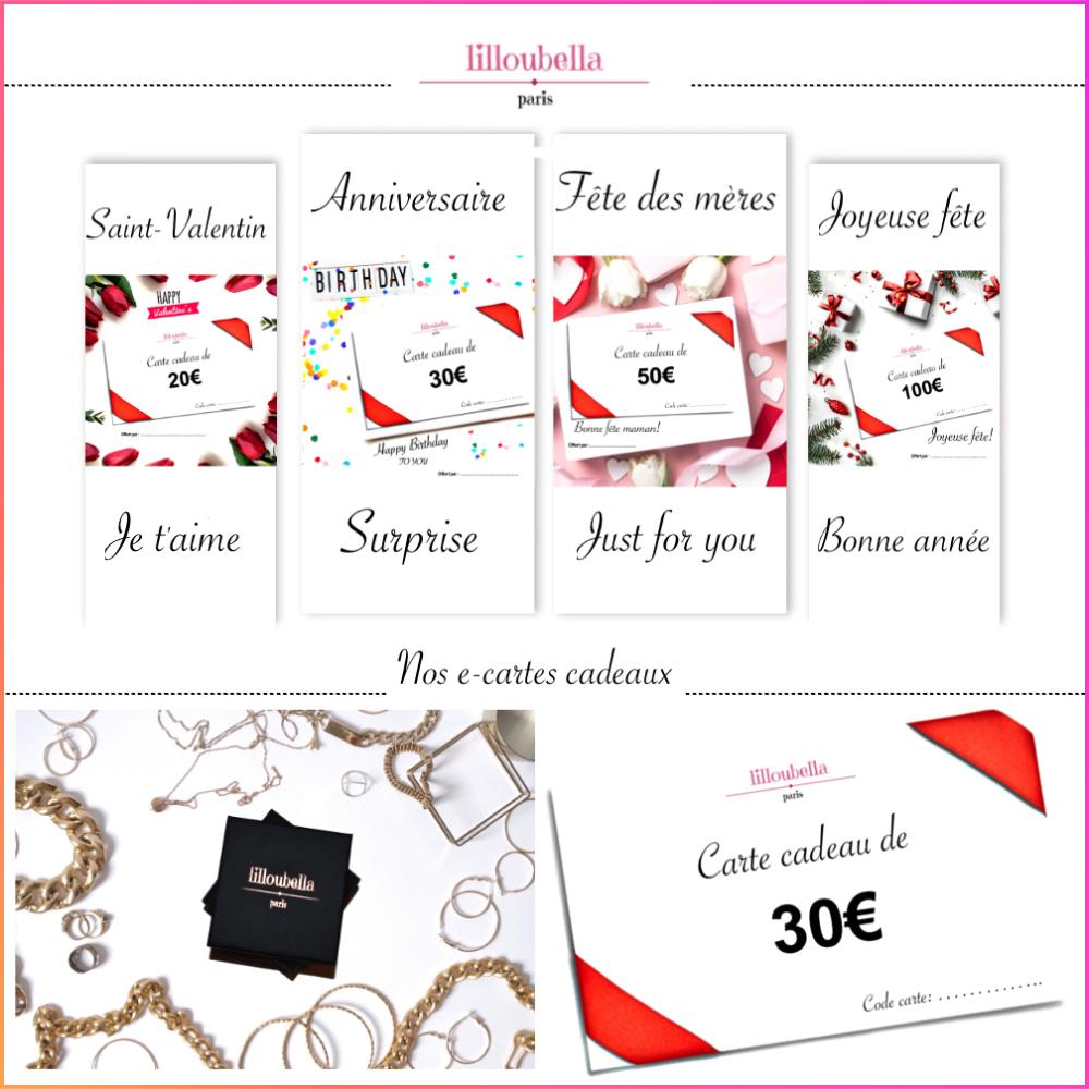 lilloubella cartes cadeaux Cartes cadeaux de 100 €