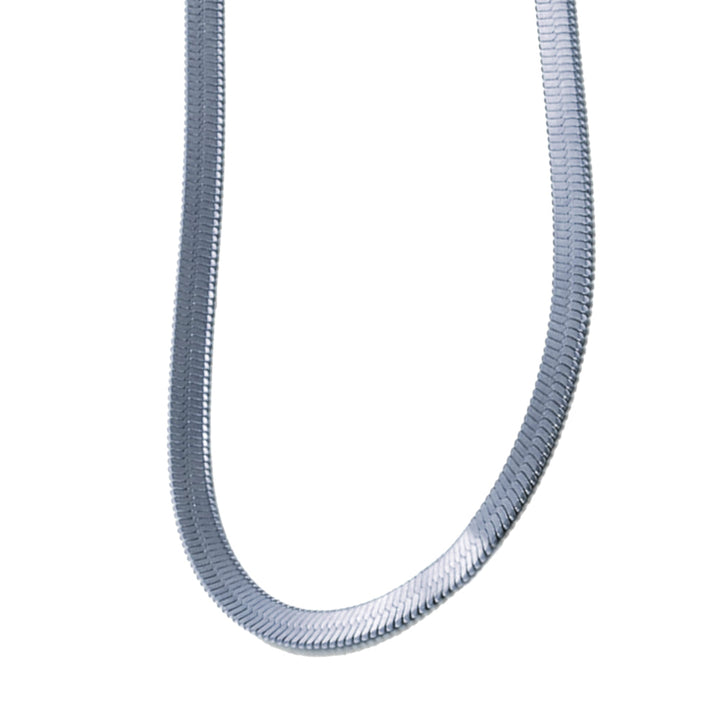 Collier chaîne à style serpent acier réglable pour femme